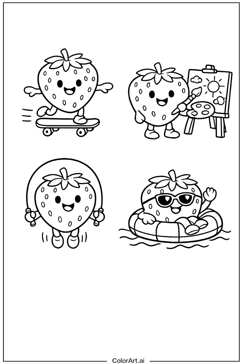 strawberry Having Fun 2