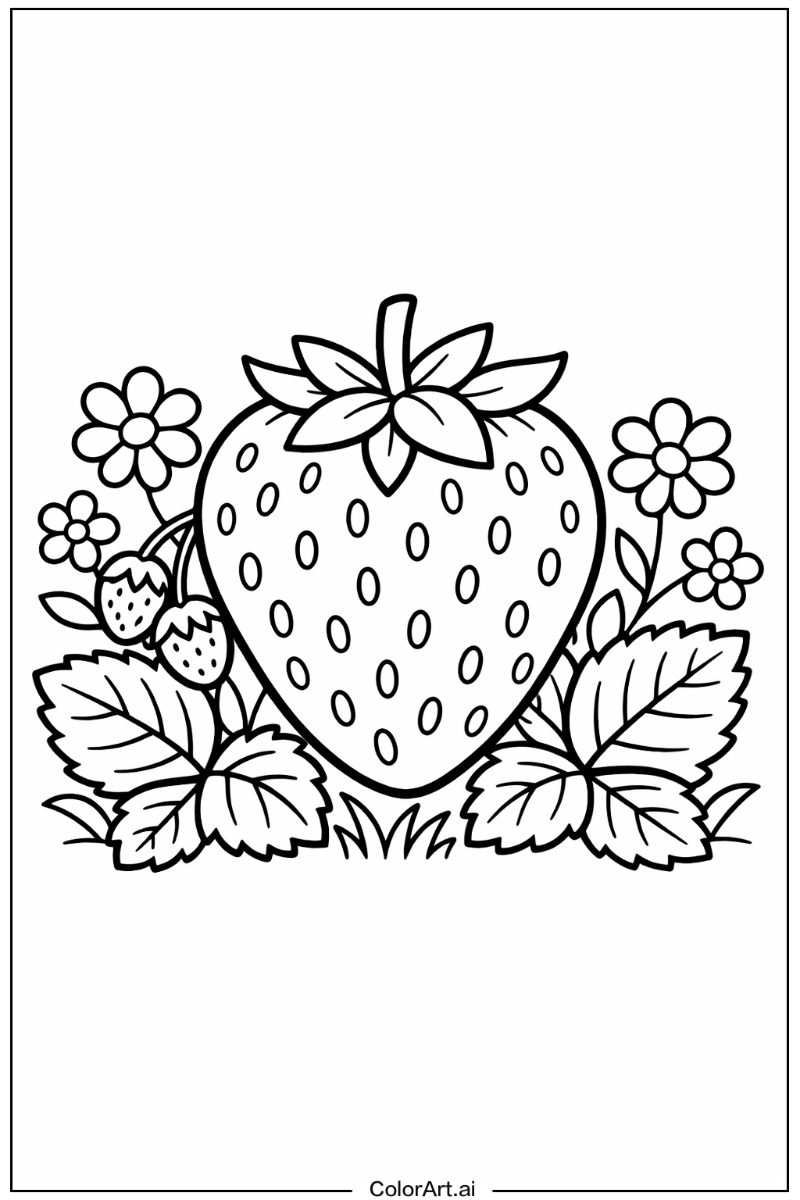 strawberry in a Garden 3
