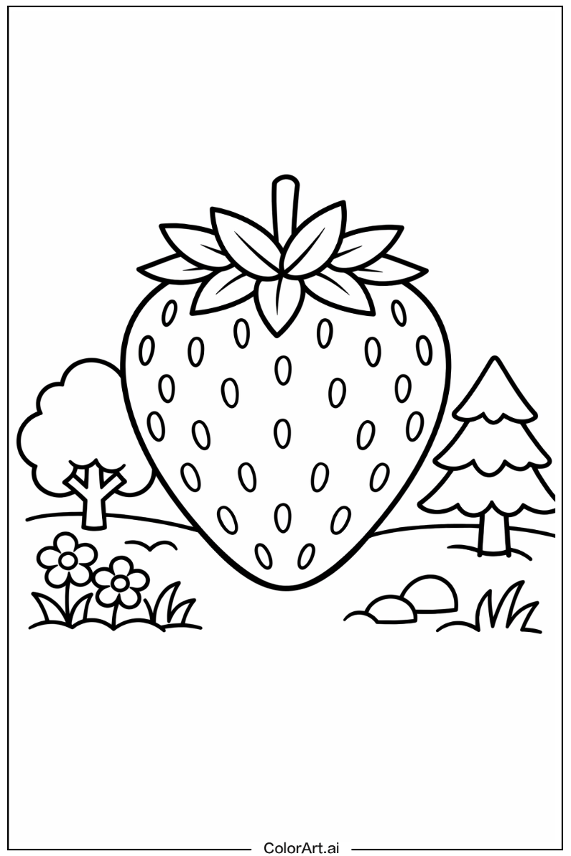 strawberry in Nature 3