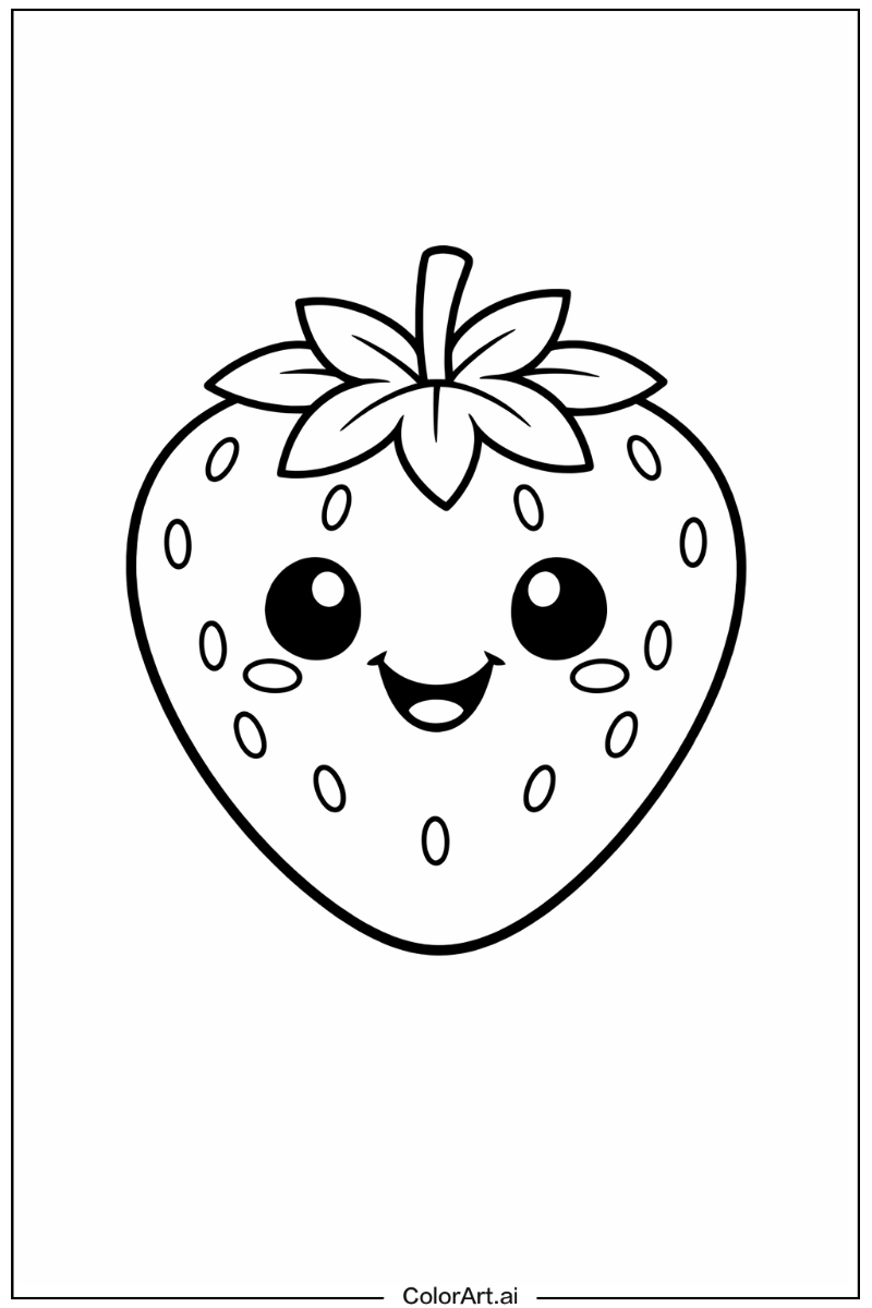 Smiling strawberry 3