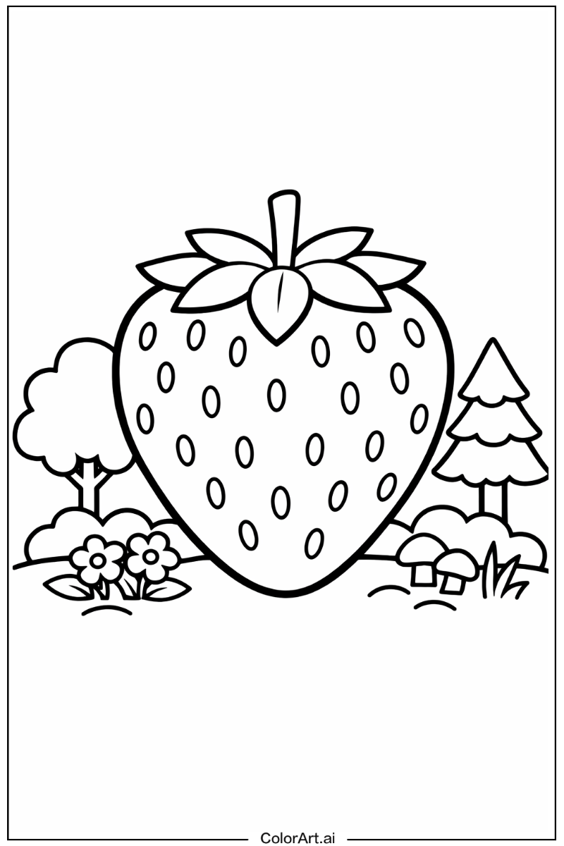 strawberry in Nature 1