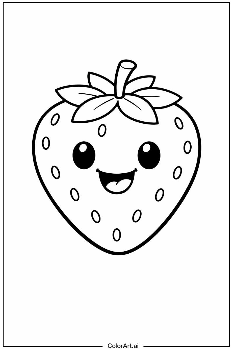 Smiling strawberry 1