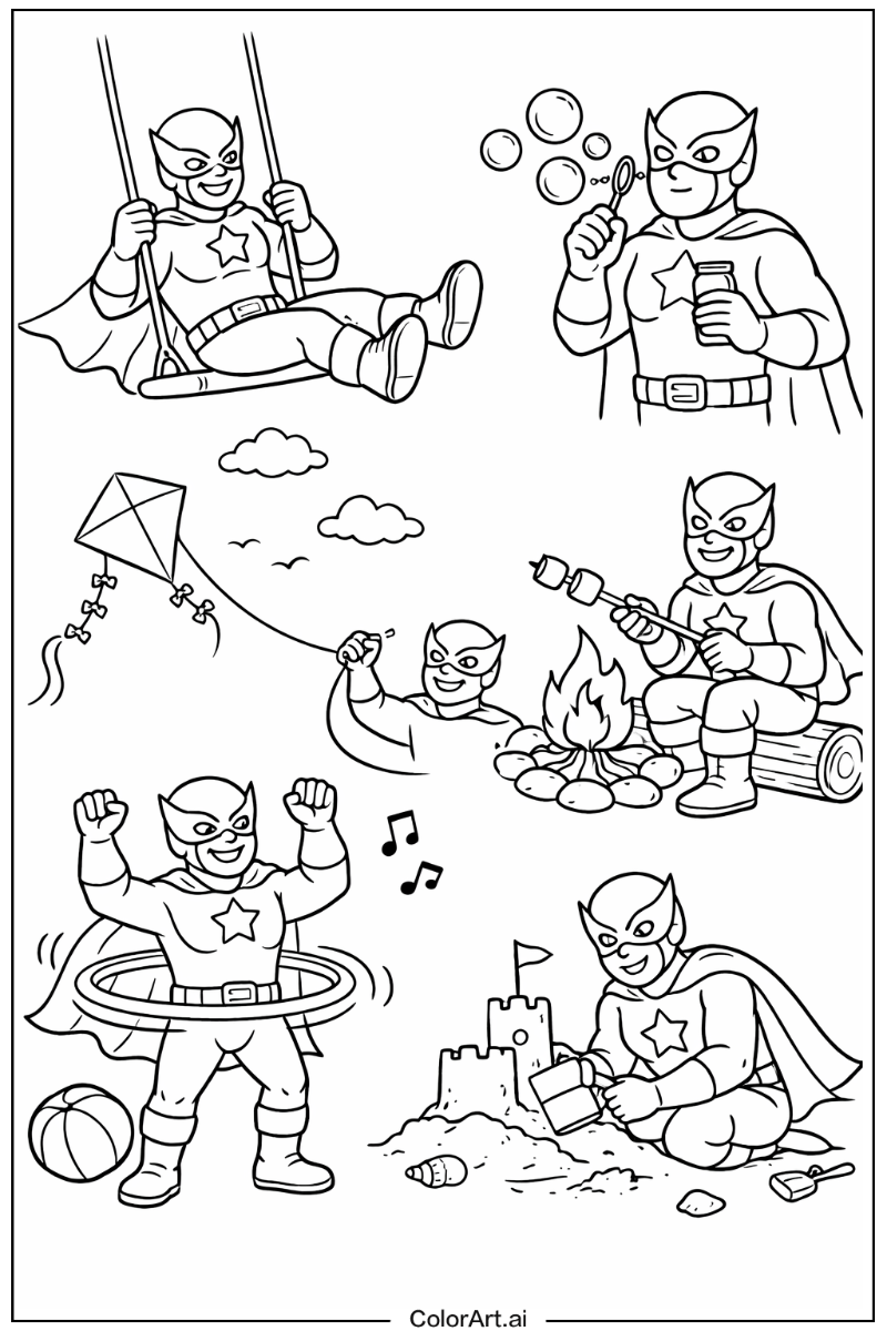 superhero Having Fun 2