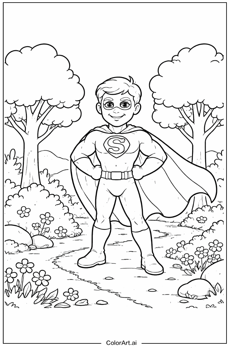 superhero in Nature 3