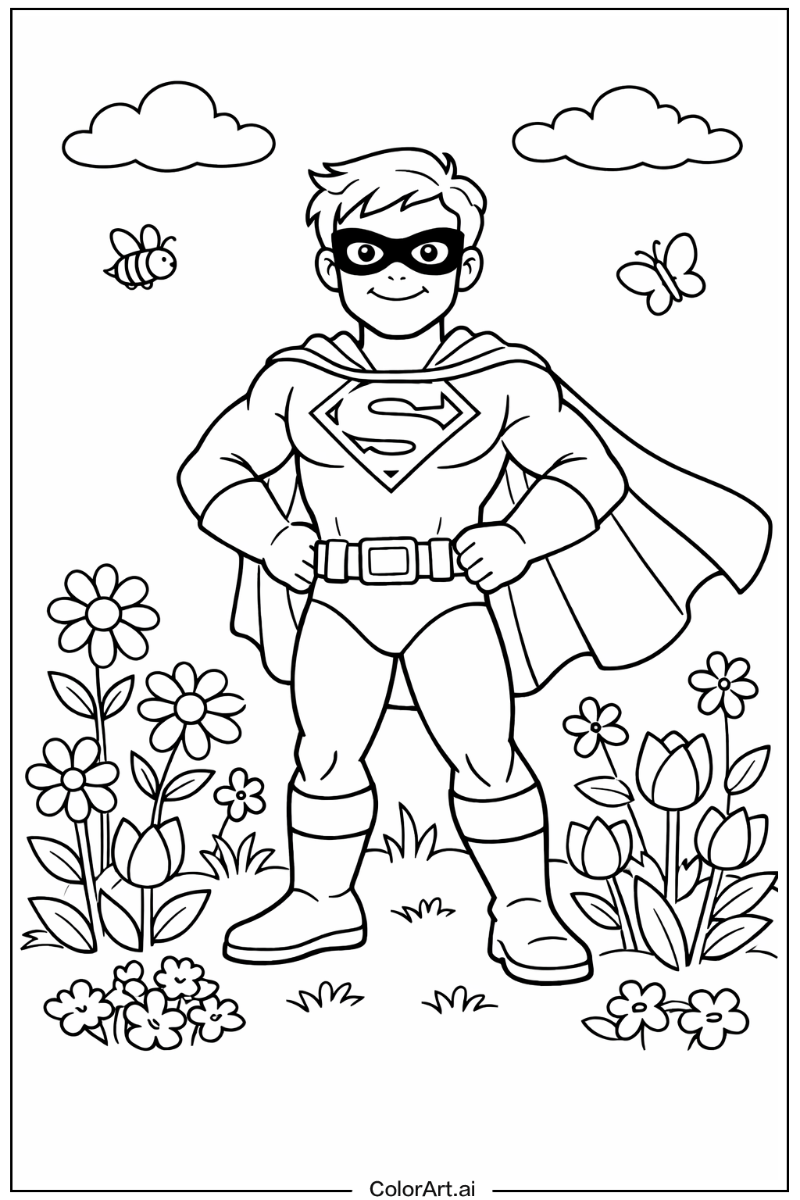 superhero in a Garden 5