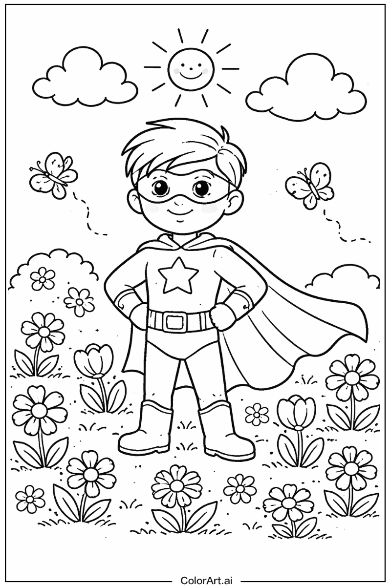 superhero in a Garden 6
