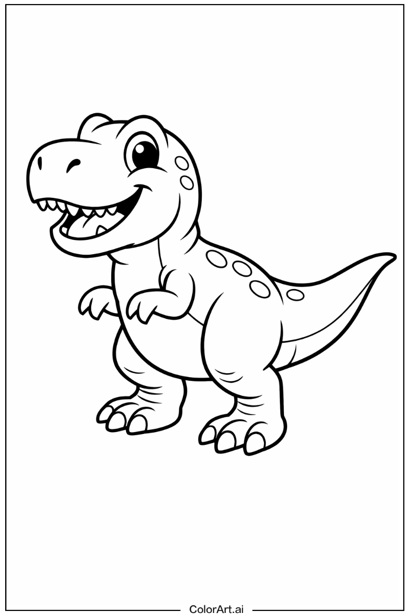 Happy T-Rex dinosaurs 2