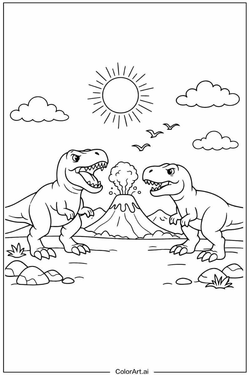 T-Rex dinosaurs Under the Sun 4