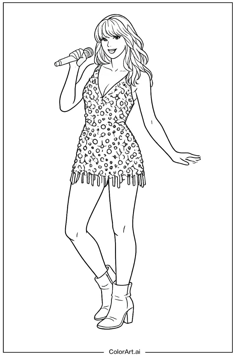 Taylor swift glitter dress Taylor swift Scene 2