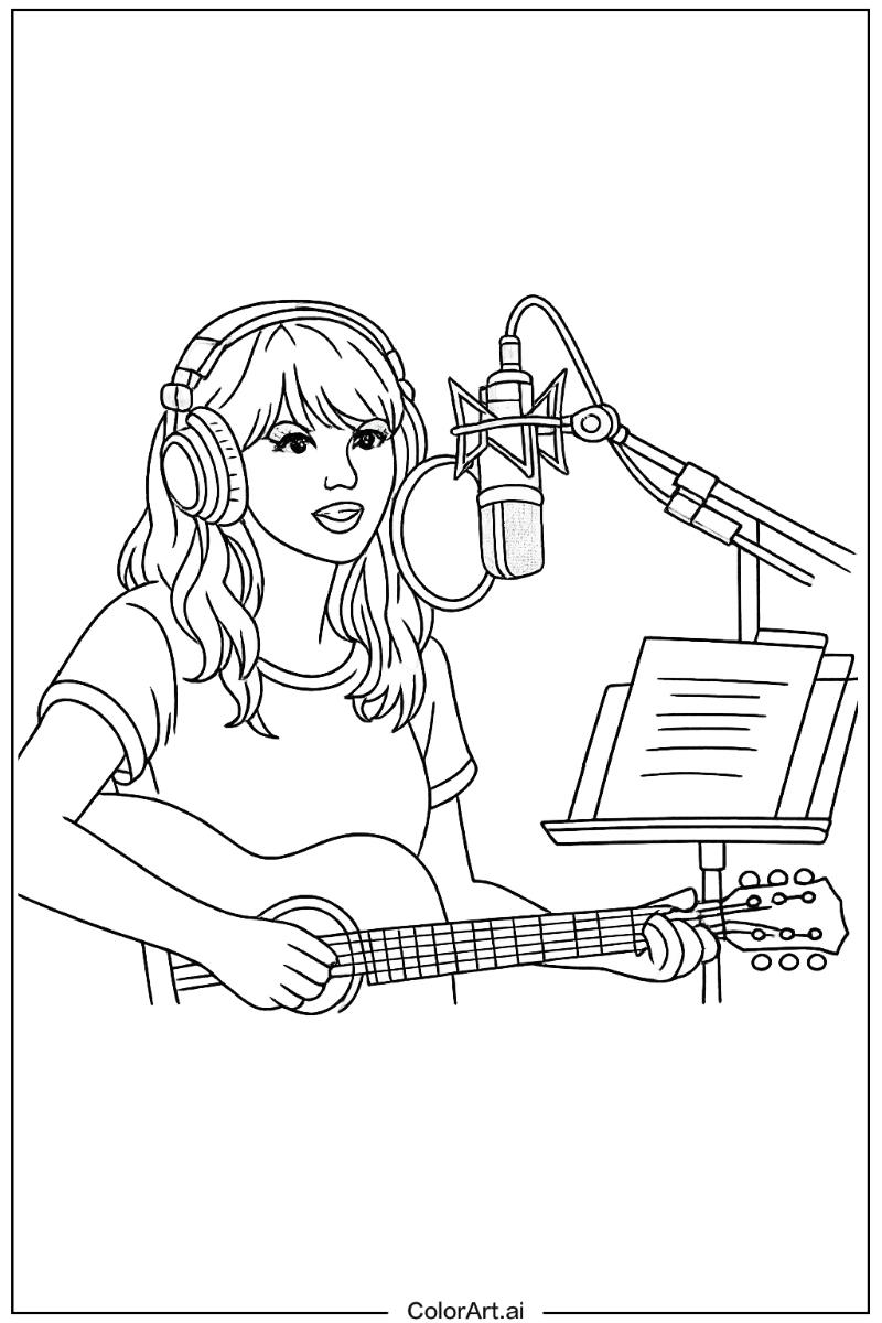 Taylor swift studio recording Taylor swift Design 3