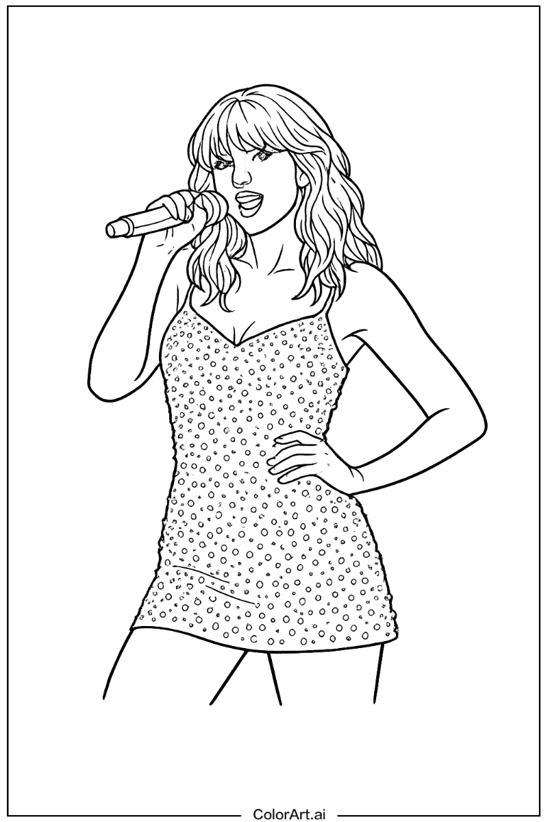 Taylor swift glitter dress Taylor swift Scene 3