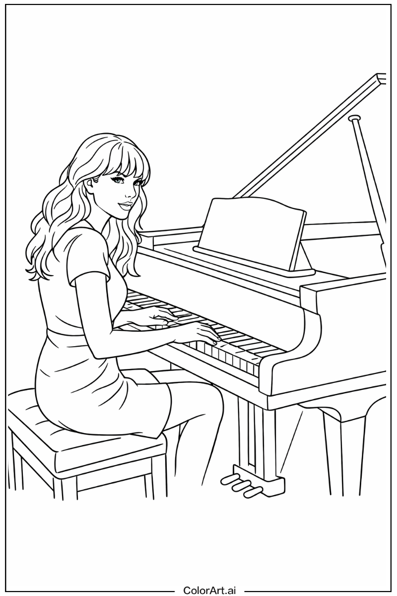 Taylor swift playing piano Taylor swift Design