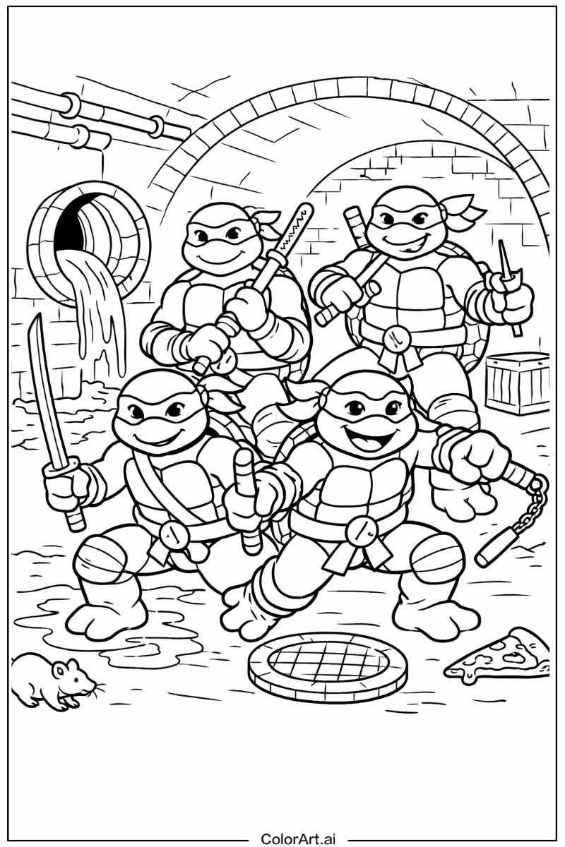 Turtles Teenage mutant ninja turtles Scene 2