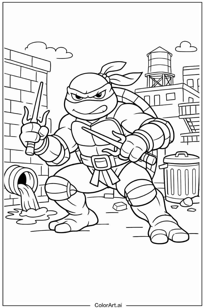 Raphael Teenage mutant ninja turtles Scene
