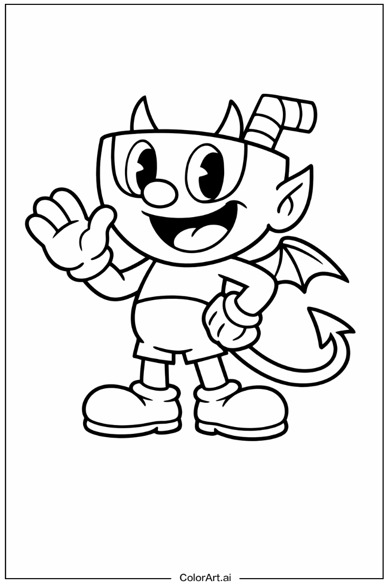 Happy the devil cuphead 2