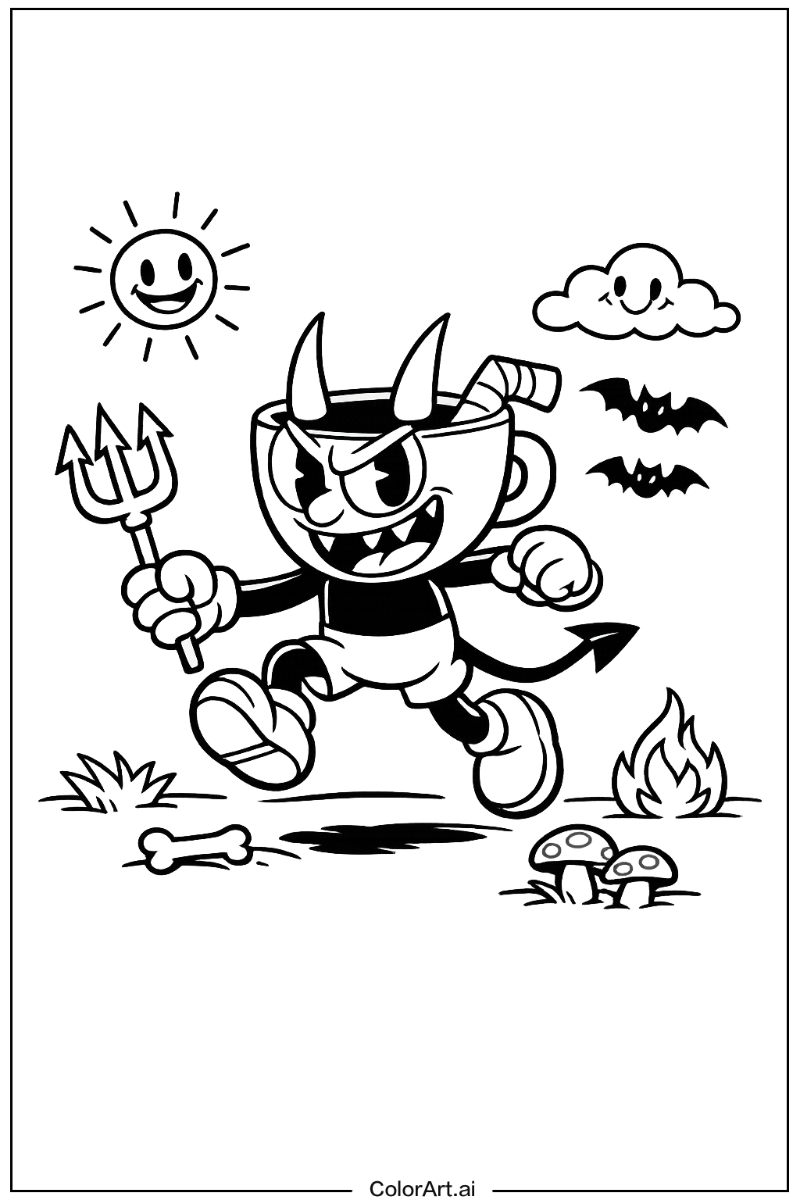 the devil cuphead Playing Outside 2