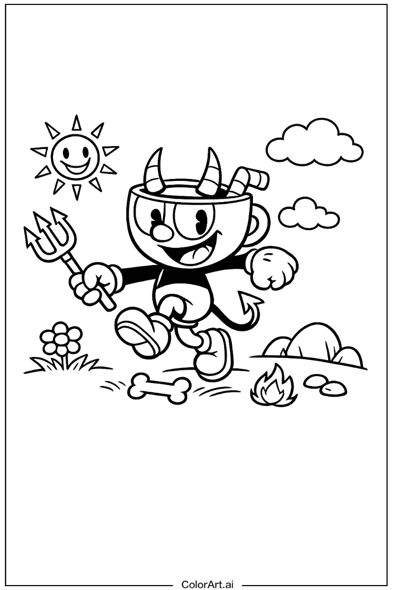 the devil cuphead Playing Outside 3