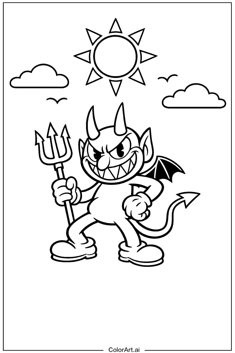 the devil cuphead Under the Sun 3