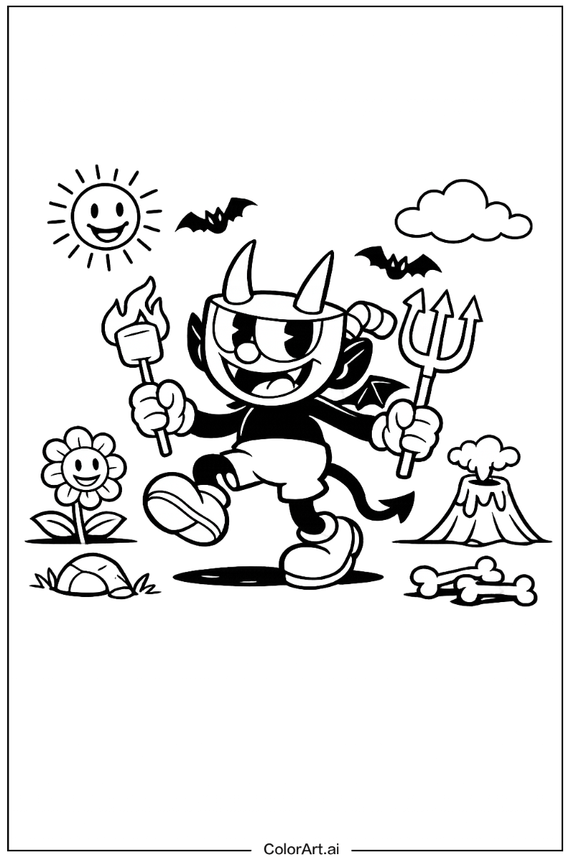 the devil cuphead Playing Outside 4