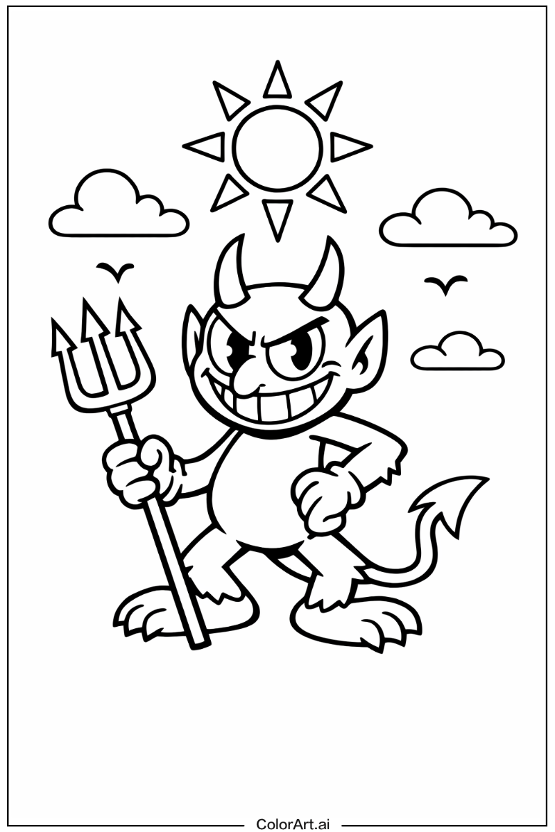 the devil cuphead Under the Sun 1