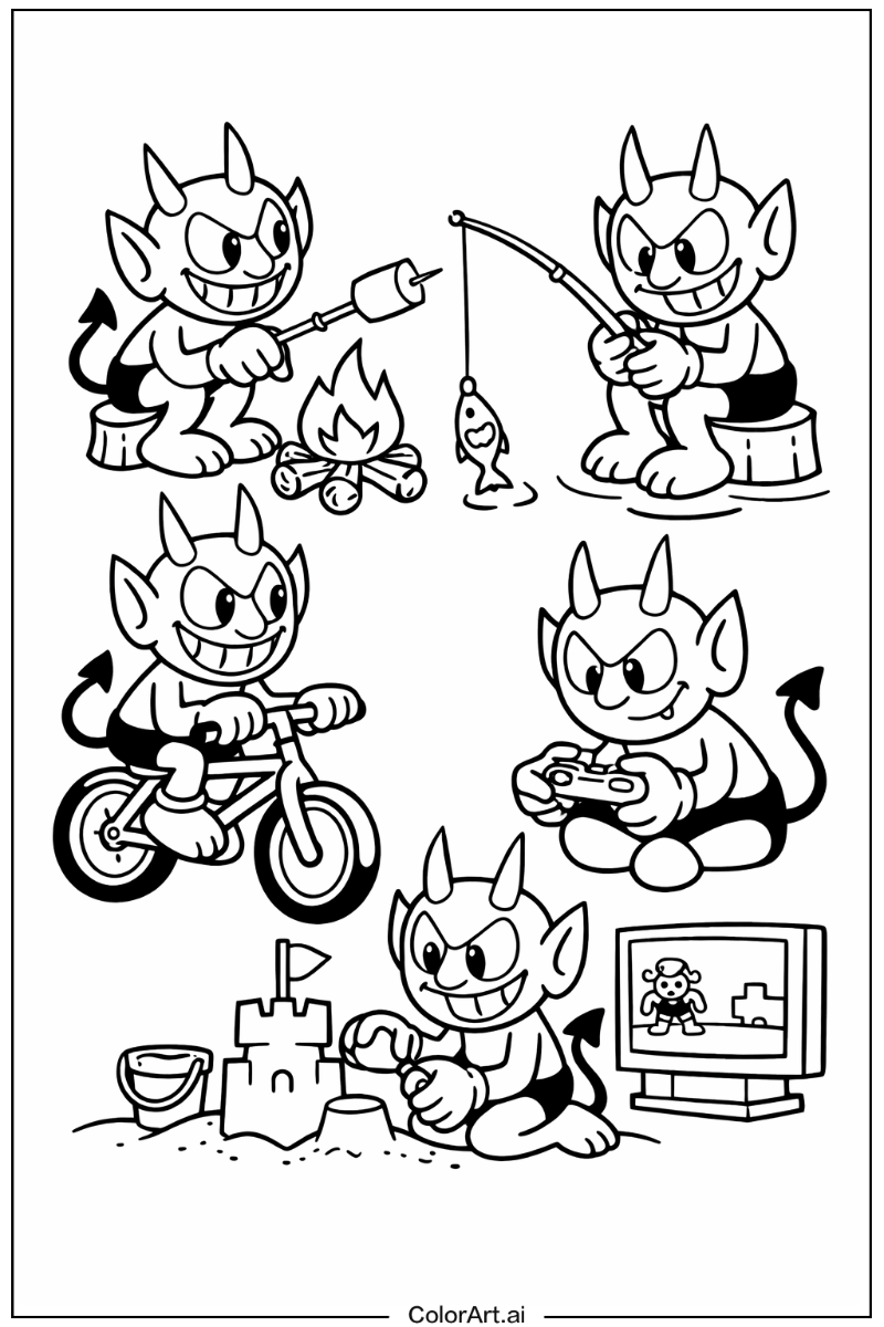 the devil cuphead Having Fun 1