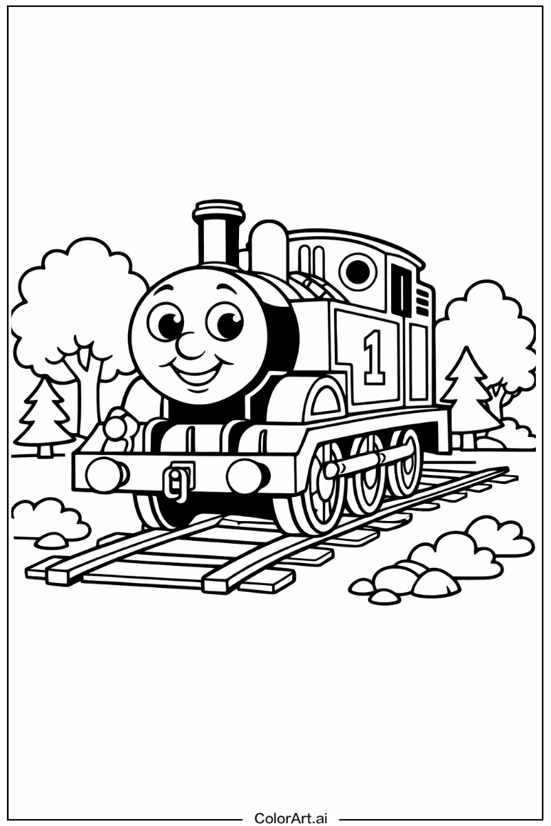 Thomas the train in Nature 2