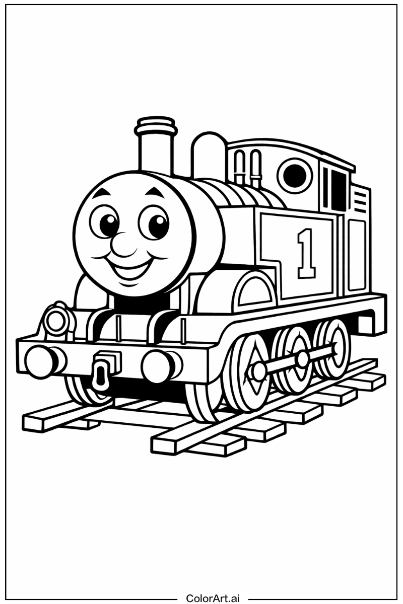 Smiling Thomas the train 2