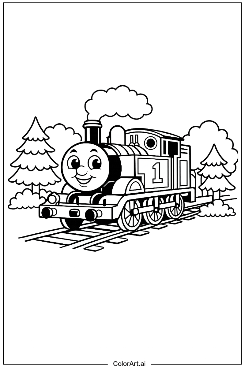 Thomas the train in Nature 3
