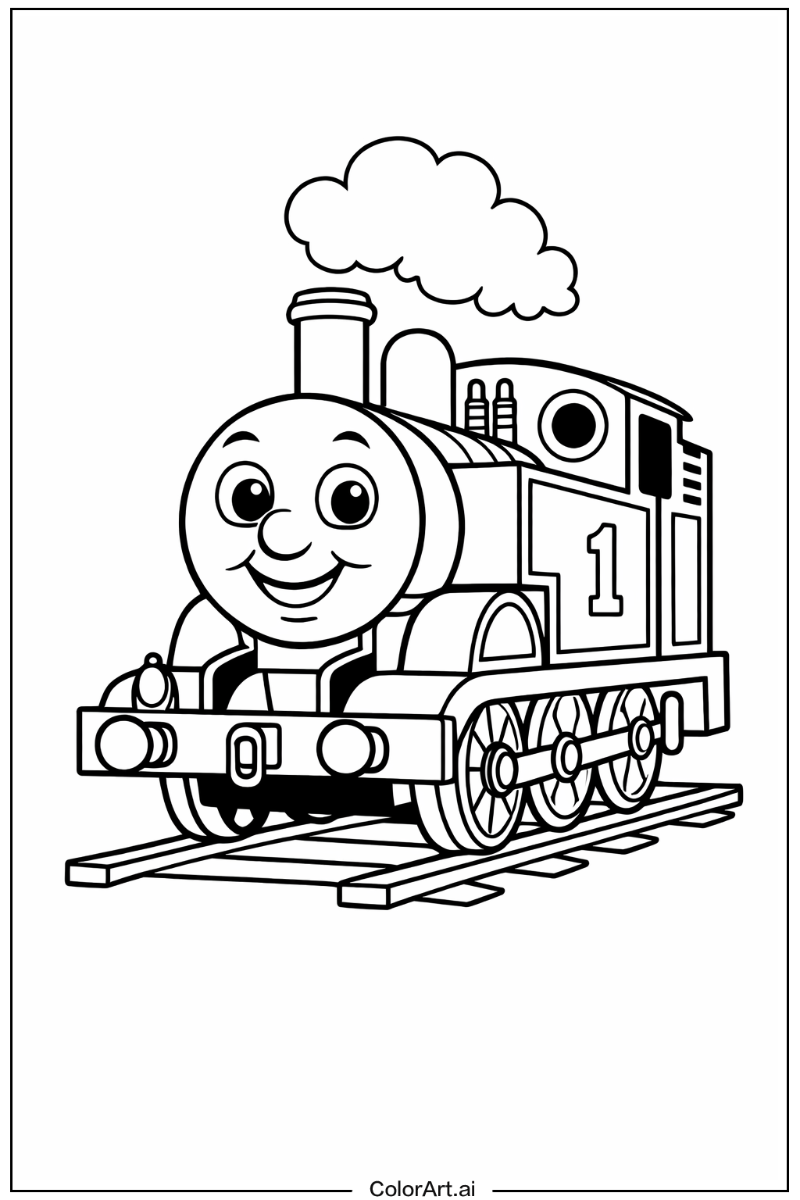 Smiling Thomas the train 3