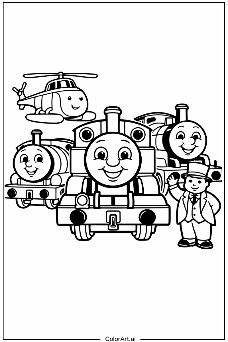 Thomas the train with Friends 4