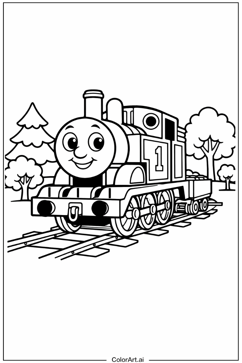 Thomas the train in Nature 4