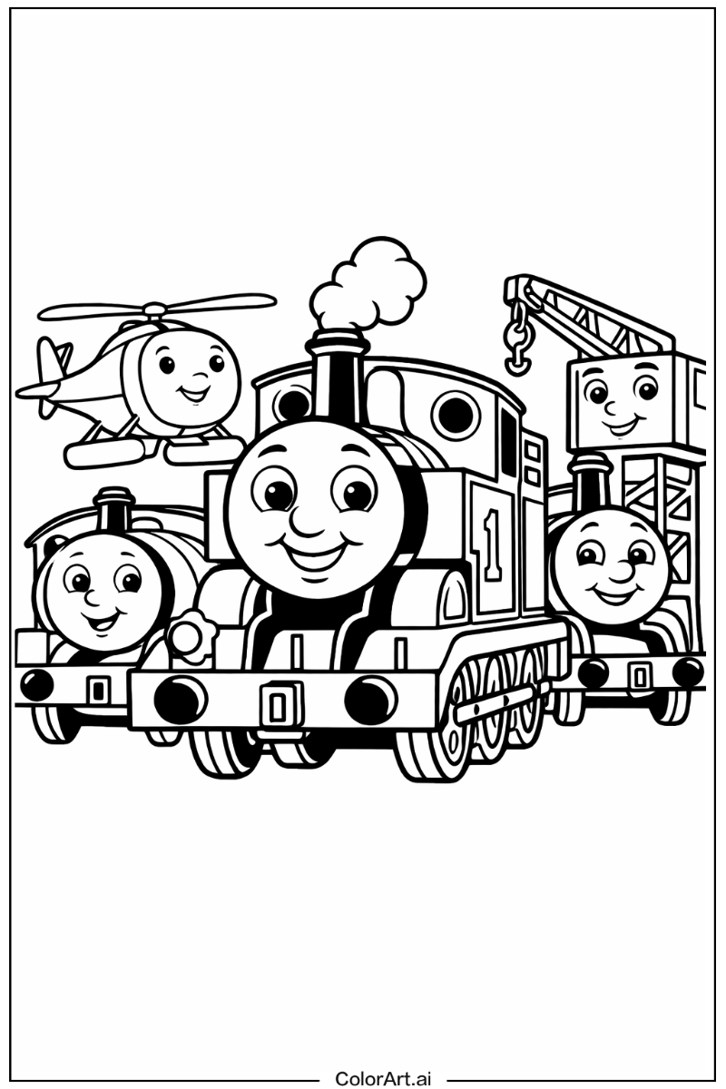 Thomas the train with Friends 1