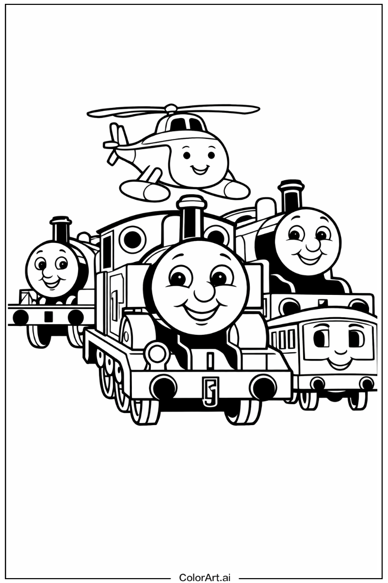 Thomas the train with Friends 5