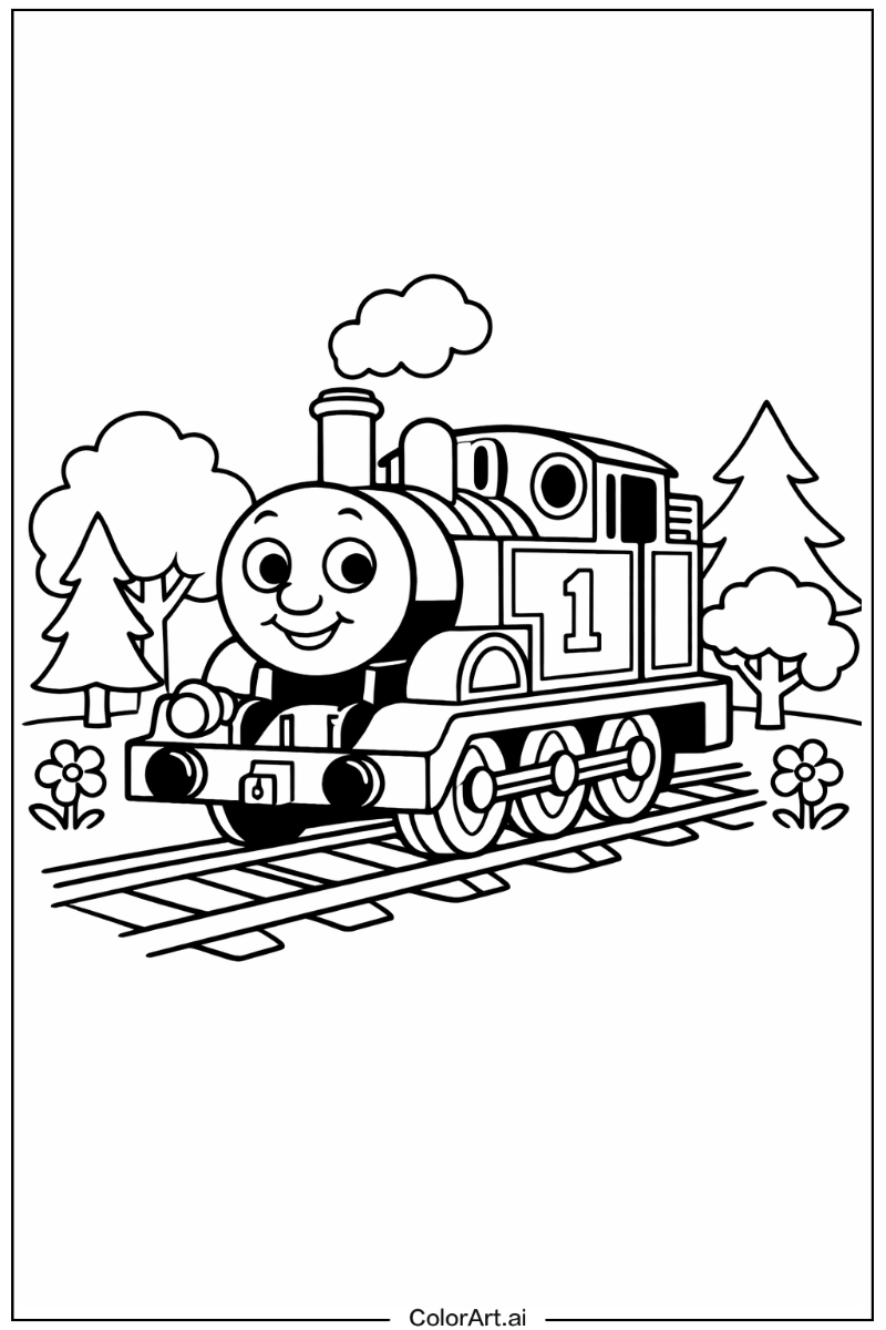 Thomas the train in Nature 5