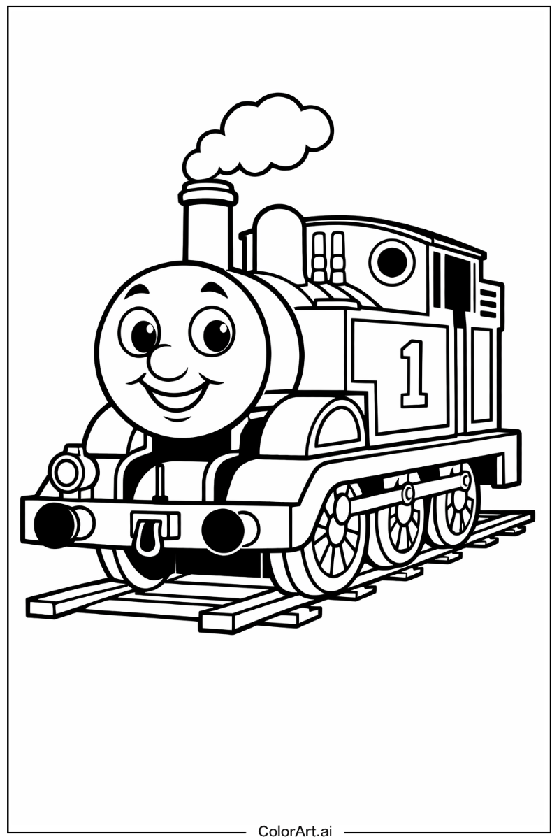 Smiling Thomas the train 6
