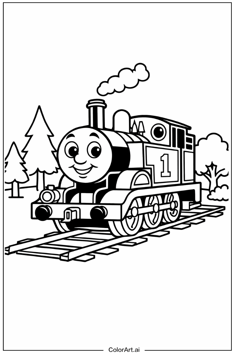 Thomas the train in Nature 1