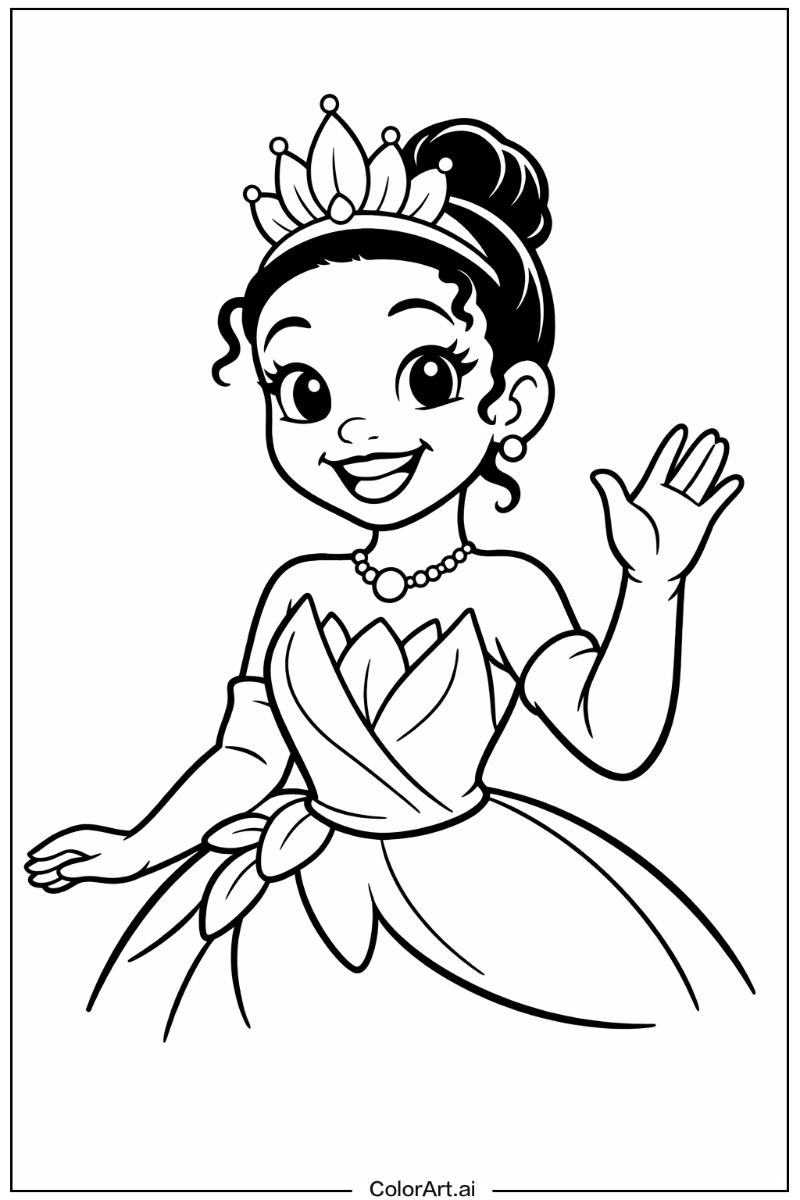 Happy Tiana the princess 2