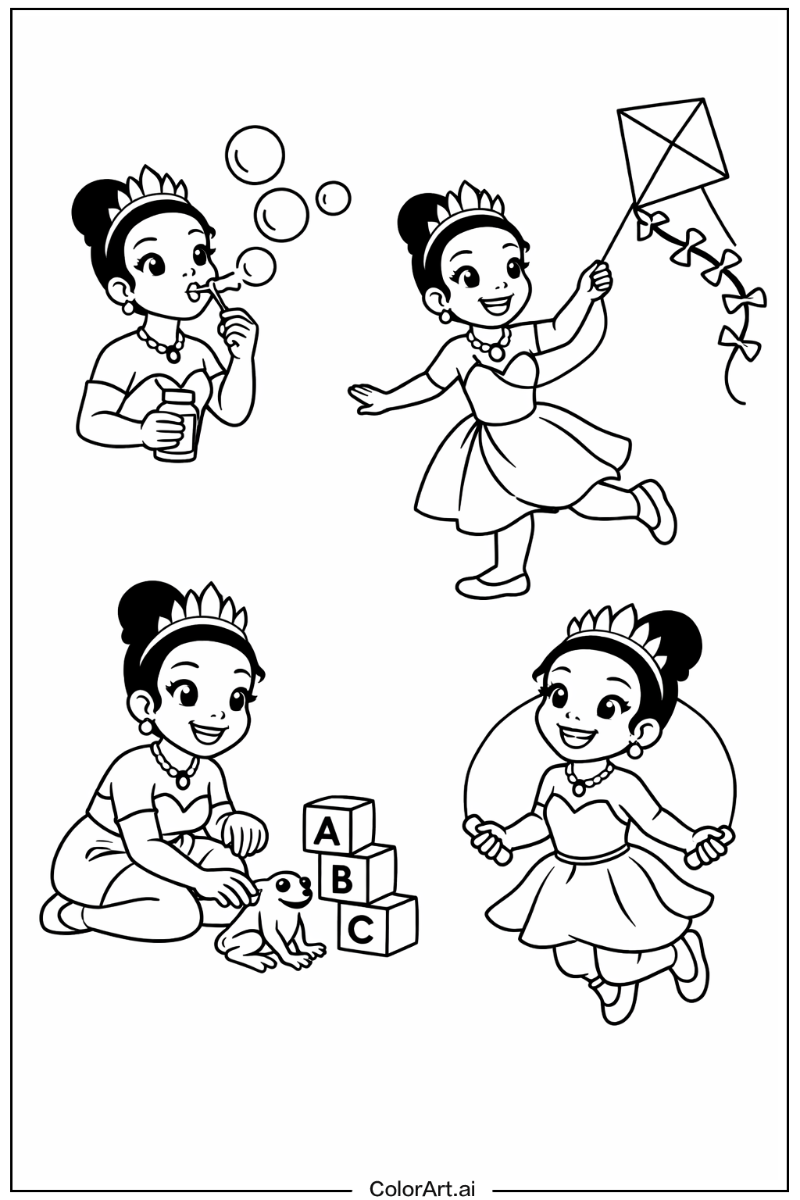 Tiana the princess Having Fun 2