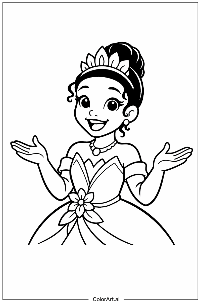 Happy Tiana the princess 1