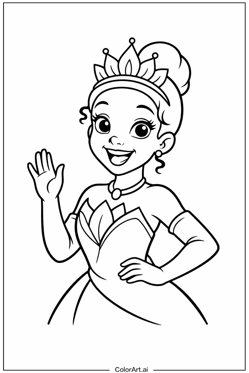 Happy Tiana the princess 3