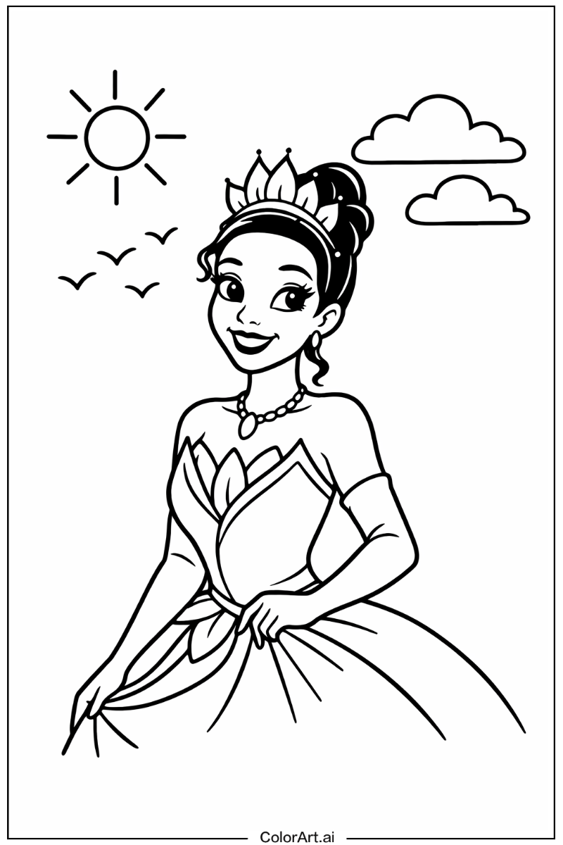 Tiana the princess Under the Sun 3