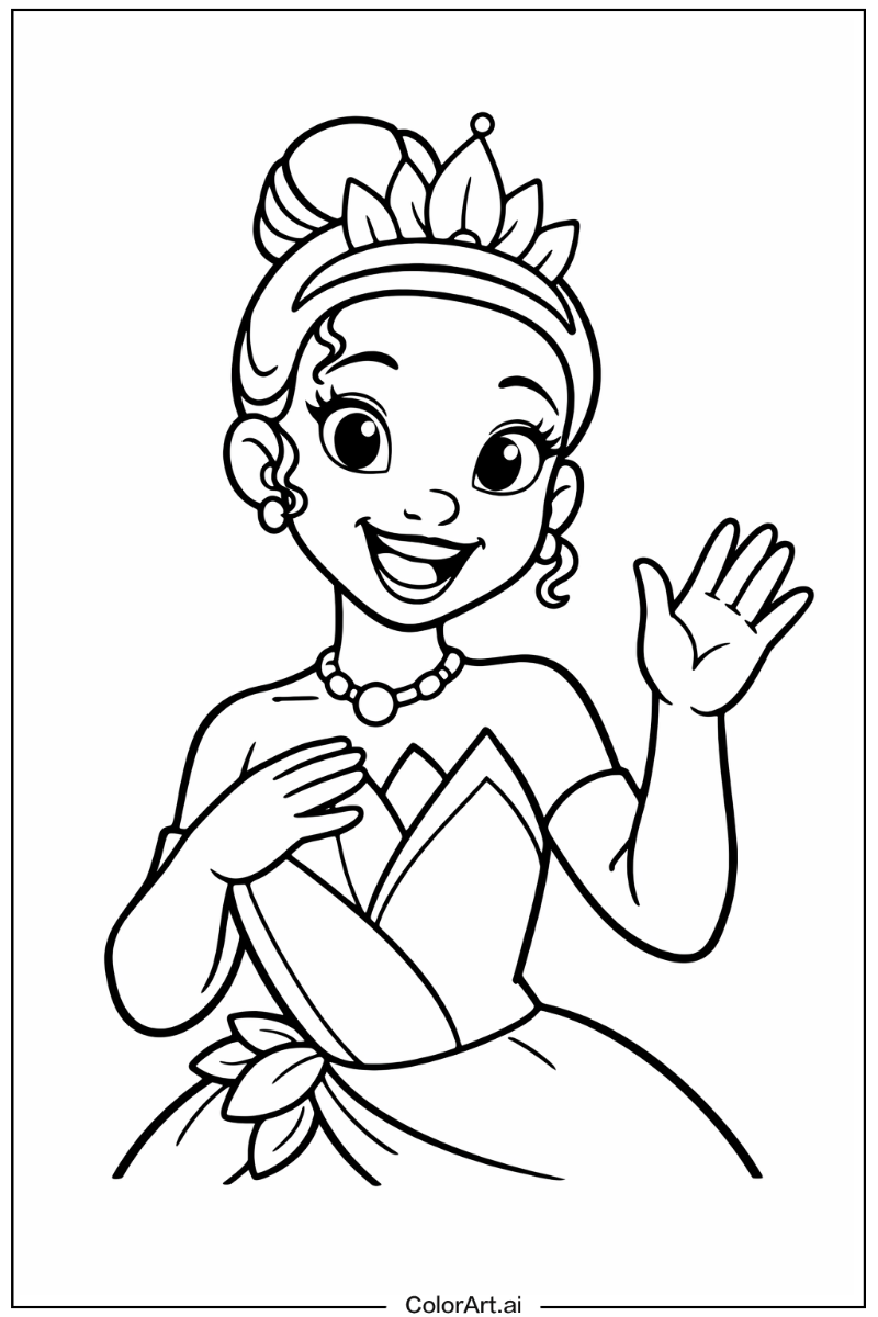 Happy Tiana the princess 4