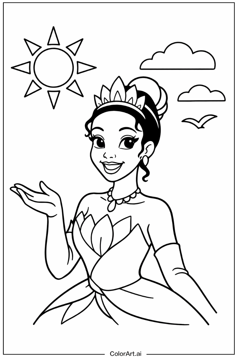 Tiana the princess Under the Sun 4