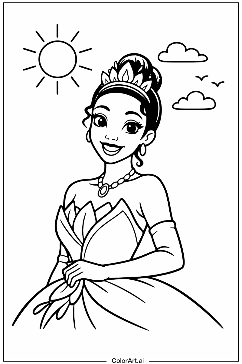 Tiana the princess Under the Sun 5