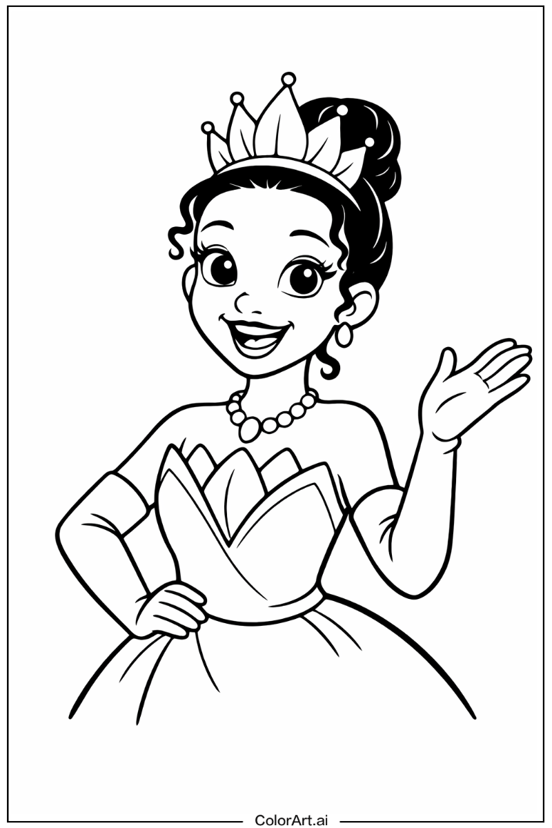 Happy Tiana the princess 6