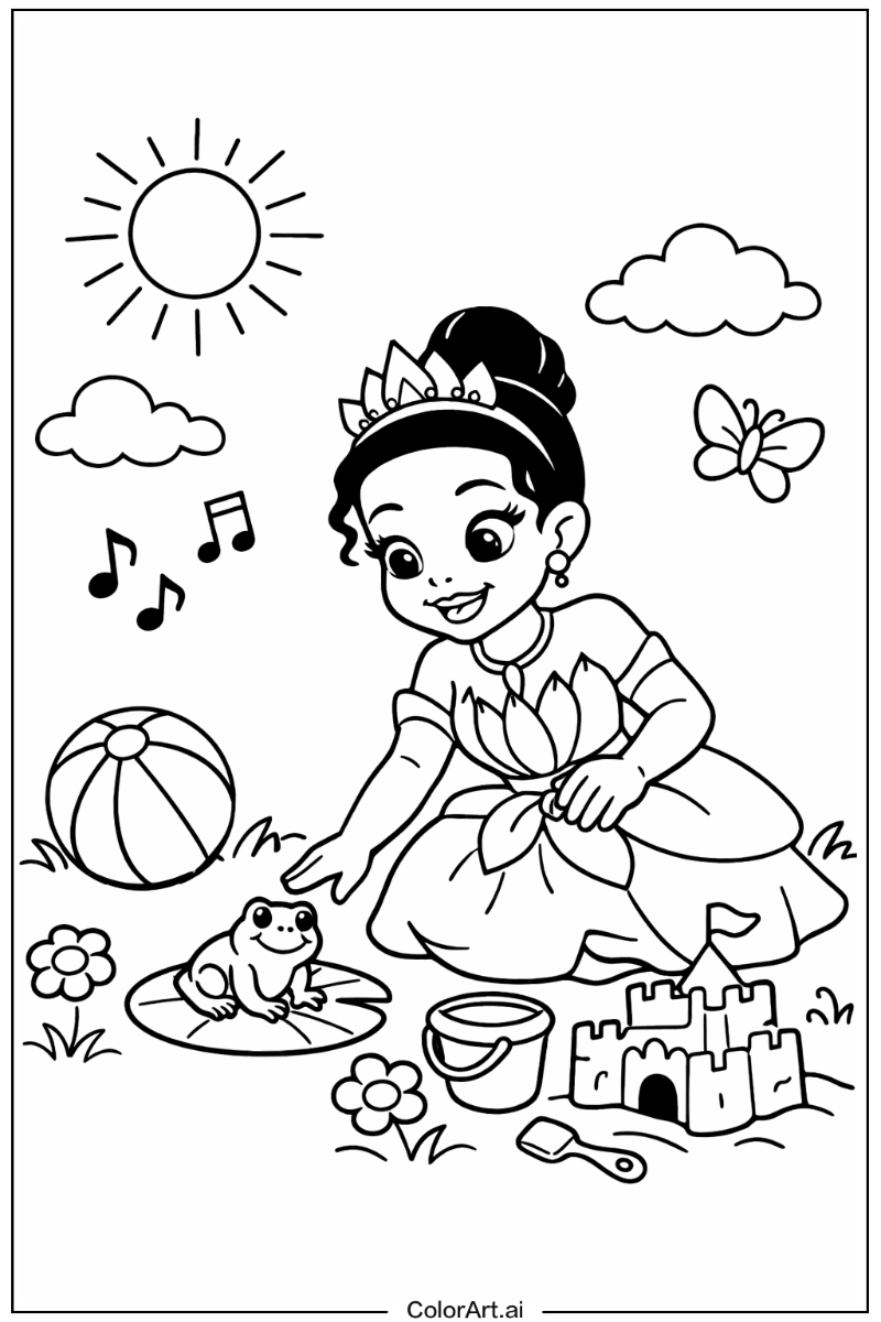 Tiana the princess Playing Outside 6