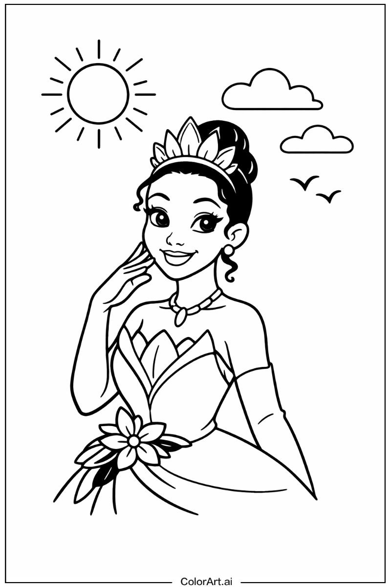 Tiana the princess Under the Sun 1