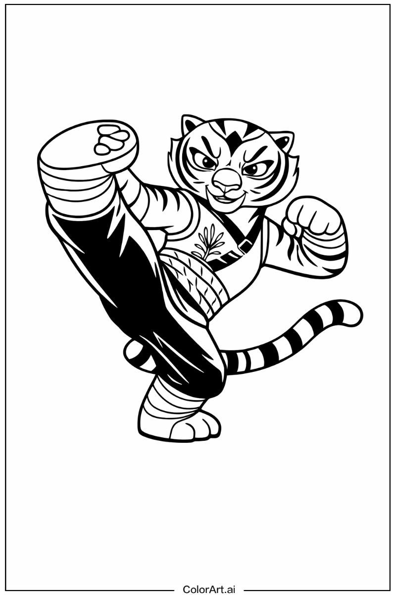 Kung fu panda tigress Tiger Scene