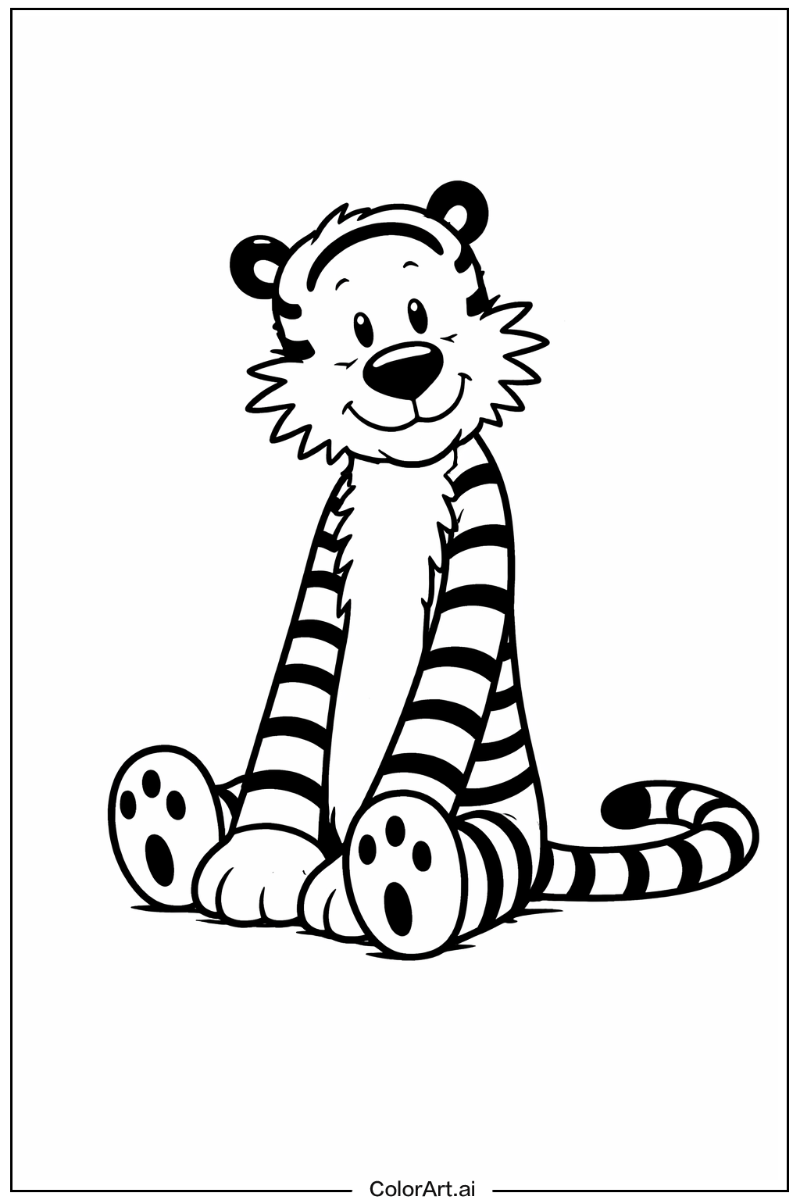 Hobbes tiger Tiger Design
