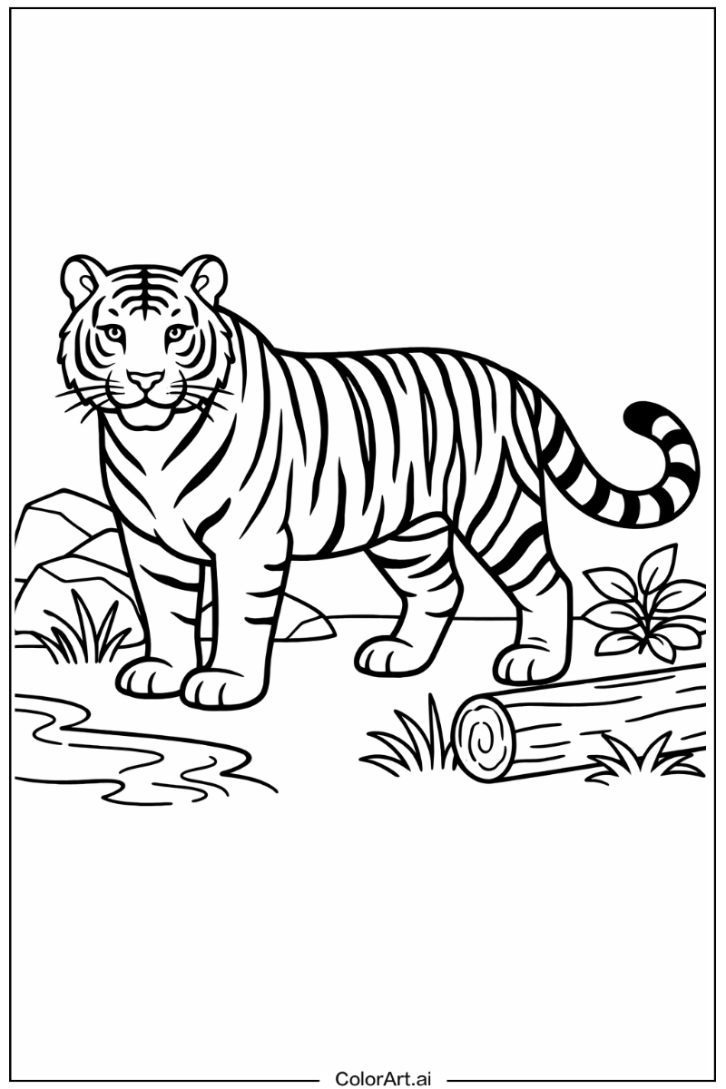 Malayan tiger Tiger Design